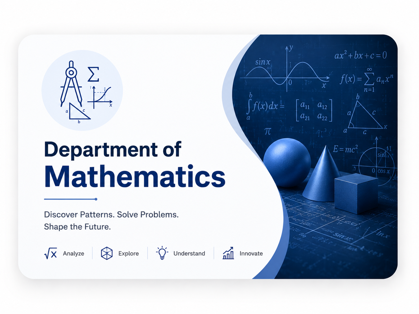 Department of Mathematics